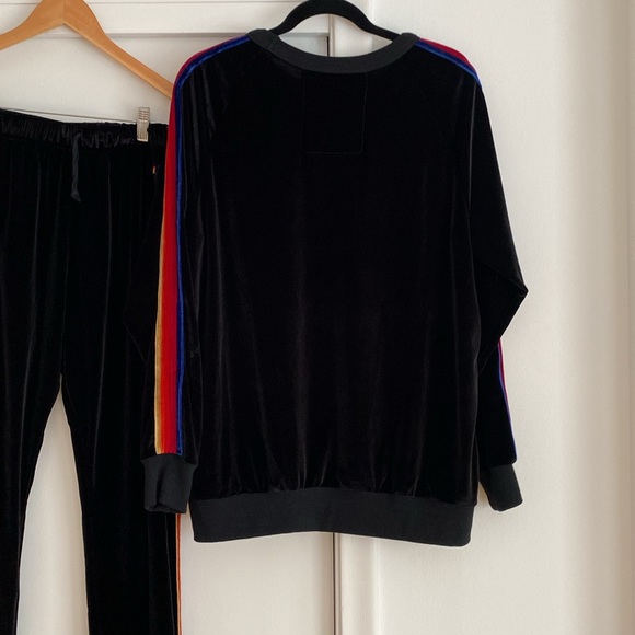 Aviator Nation Classic Velvet Stripes - Black - Picture 15 of 15